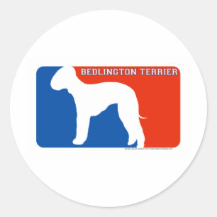 Bedlington Terrier Major League Dog Sticker