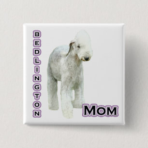 Bedlington Terrier Mum 4 - Button