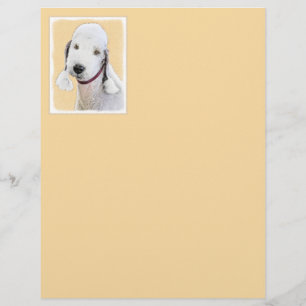 Bedlington Terrier Painting - Original Dog Art