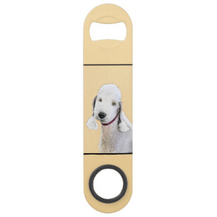 Bedlington Terrier Painting - Original Dog Art