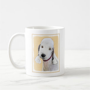 Bedlington Terrier Painting - Original Dog Art Coffee Mug