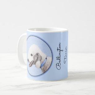 Bedlington Terrier Painting - Original Dog Art Coffee Mug