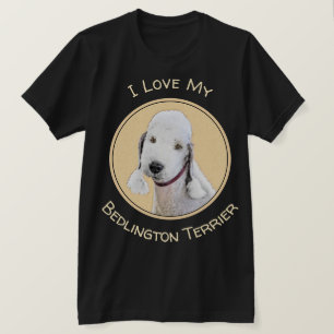 Bedlington Terrier Painting - Original Dog Art T-Shirt