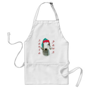Bedlington Terrier Santa Paws Standard Apron