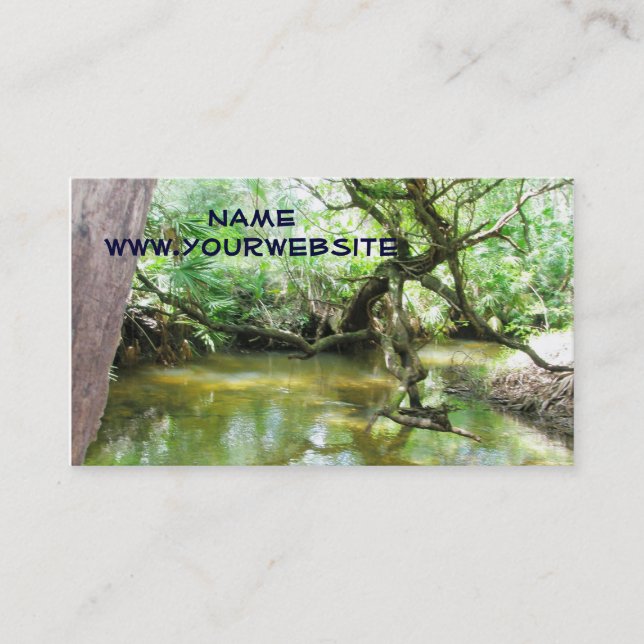 Bedmans Creek , Alva Florida Business Card (Front)