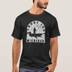 Bedore Lake Fishing Michigan T-Shirt