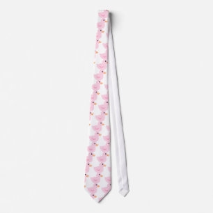 Bedotted Duck in Pink Tie