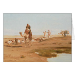 Bedouin in the Desert, 1884 (oil on canvas)