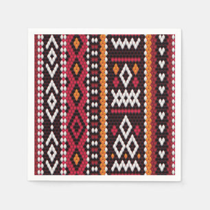 Bedouin Sadu Fabric Pattern Napkin