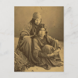 Bedouins, West Bank, Jericho Vintage Postcard