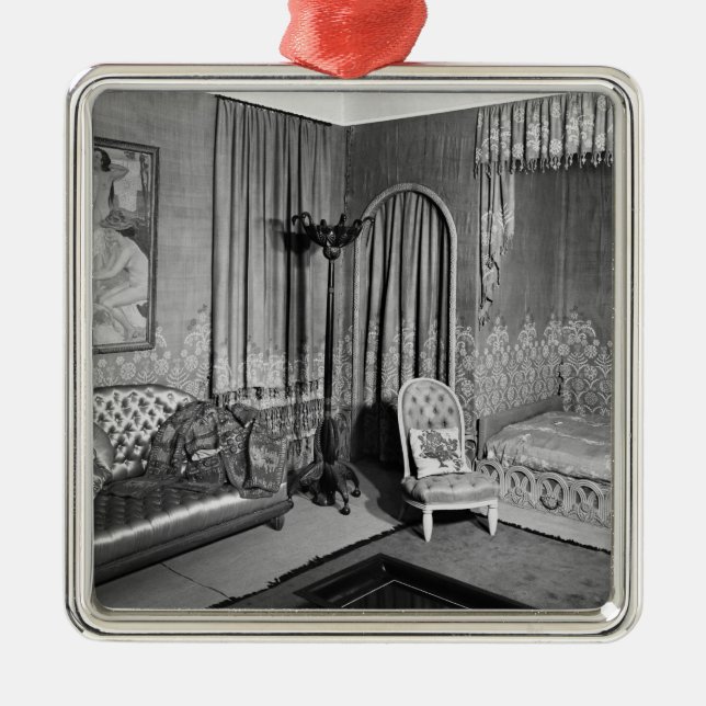 Bedroom belonging to Jeanne Lanvin  c.1920-25 Metal Ornament (Front)