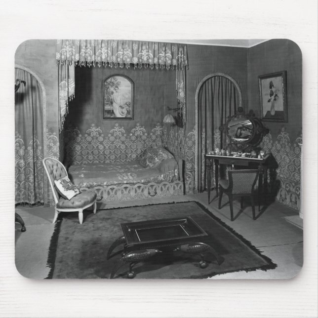 Bedroom belonging to Jeanne Lanvin  c.1920-25 Mouse Pad (Front)