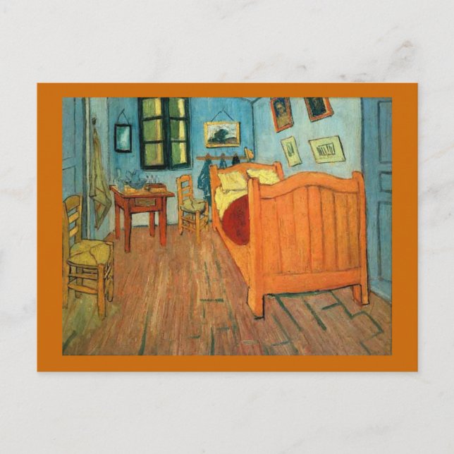 Bedroom in Arles by Vincent Van Gogh Postcard (Front)