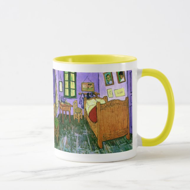 Bedroom in Arles (F483) Van Gogh Fine Art Mug (Right)