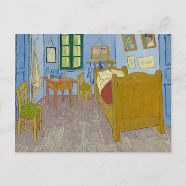 Bedroom in Arles, Vincent Van Gogh Postcard (Front)
