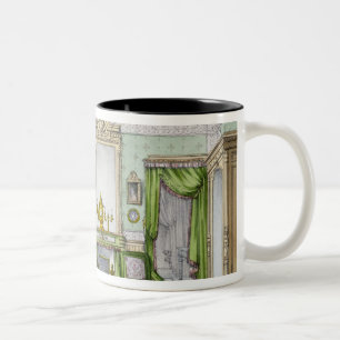 Bedroom in the Renaissance style (colour litho) Two-Tone Coffee Mug