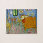 Bedroom Masterpiece Painting by Vincent van Gogh Jigsaw Puzzle<br><div class="desc">Van Gogh jigsaw puzzle. Famous bedroom painting with a bed,  chairs,  table,  and many interesting details by the amazing Dutch artist. Colorful and bright with vivid colors,  this puzzle is made to cheer you up. Have fun and relax playing with it.</div>