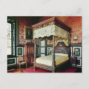 Bedroom of Henri II  and Diane de Poitiers Postcard