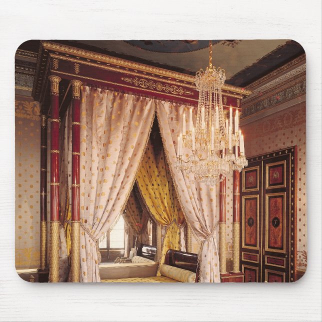 Bedroom of Queen Hortense de Beauharnais Mouse Pad (Front)