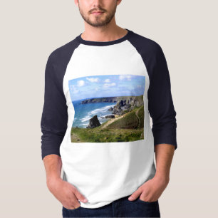 Bedruthan steps Cornwall T-Shirt