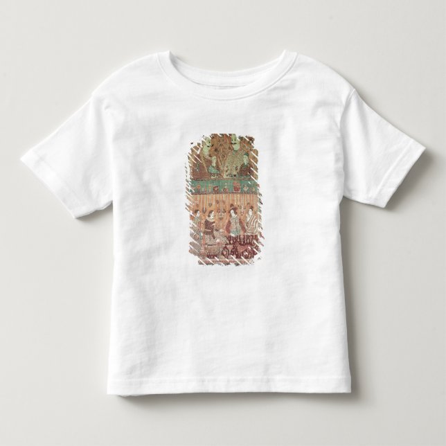 Bedspread depicting native potentates toddler T-Shirt (Front)