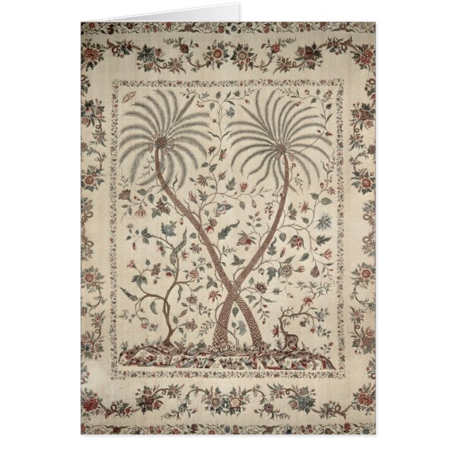 Bedspread with Palm Tree Motifs (Front)
