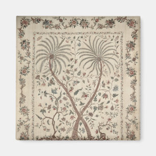Bedspread with Palm Tree Motifs Magnet