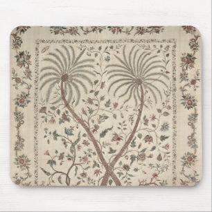 Bedspread with Palm Tree Motifs Mouse Pad