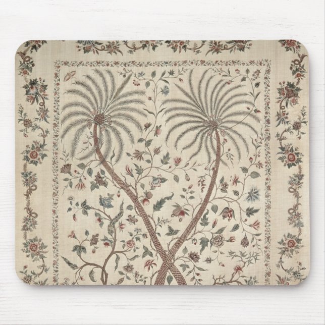 Bedspread with Palm Tree Motifs Mouse Pad (Front)