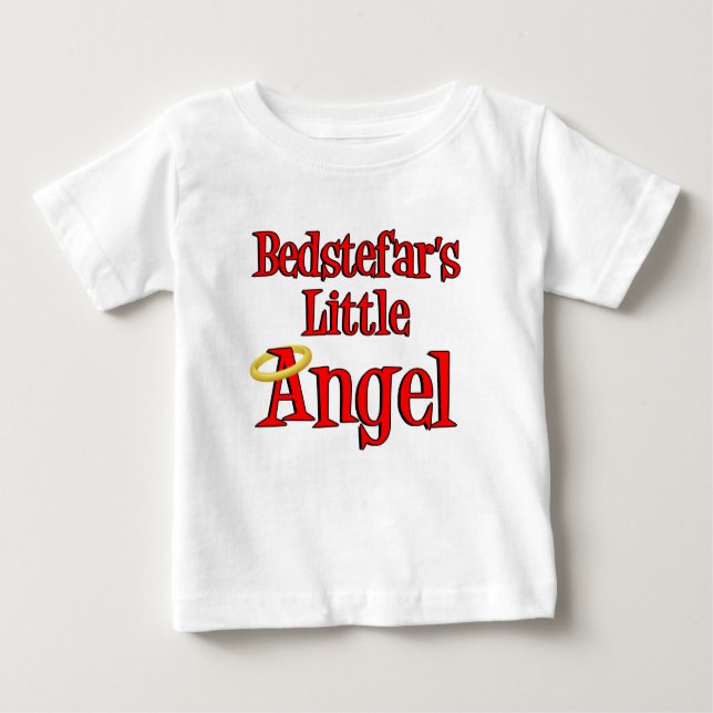 Bedstefar's Little Angel Baby T-Shirt (Front)