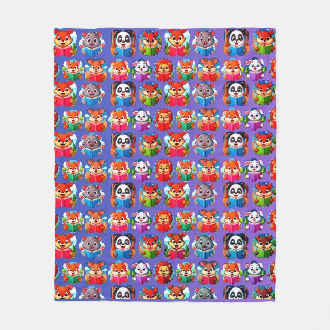 Bedtime Babies Cuddly Fleece Blanket (Front)