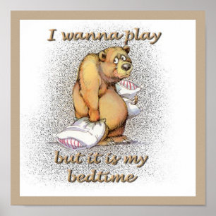 Bedtime Bear Poster