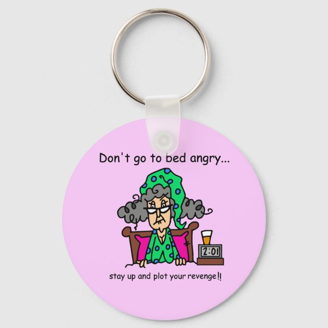 Bedtime Humour Key Ring (Front)