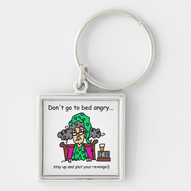 Bedtime Humour Key Ring (Front)