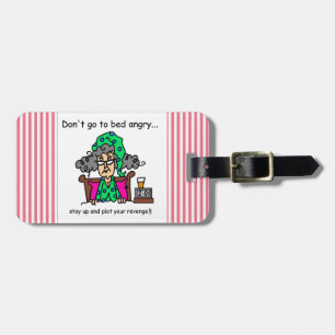 Bedtime Humour Luggage Tag