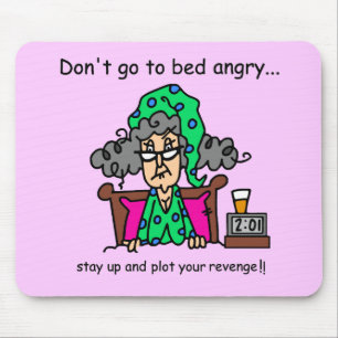 Bedtime Humour Mouse Pad