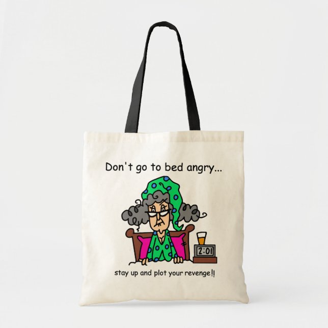 Bedtime Humour Tote Bag (Front)