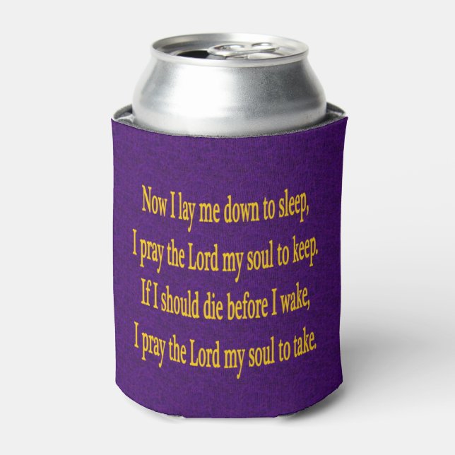 BEDTIME PRAYER CAN COOLER (Can Front)