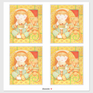 BEDTIME SNACK 14" (4 Small) Vinyl Sticker