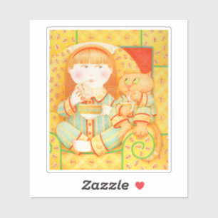 BEDTIME SNACK 4" Vinyl Sticker