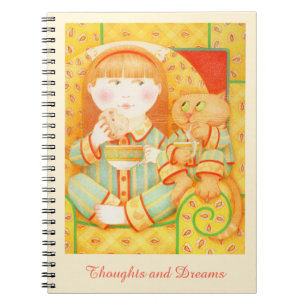 BEDTIME SNACK 6.5x8.75 Notebook - Cream