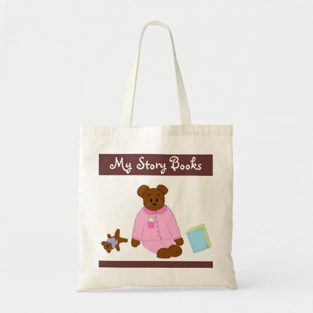 Bedtime Stories Tote Bag (Front)