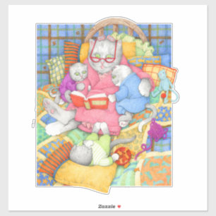BEDTIME STORY 14" Vinyl Sticker
