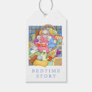 BEDTIME STORY Gift Tags - White