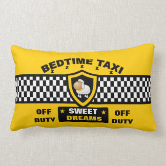 Bedtime Taxi - Yellow Taxi Lumbar Cushion