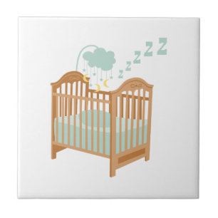 Bedtime Zzzzzz Ceramic Tile