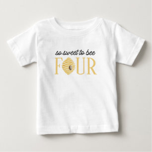 Bee 4th Birthday Sweet to Bee Four T-Shirt