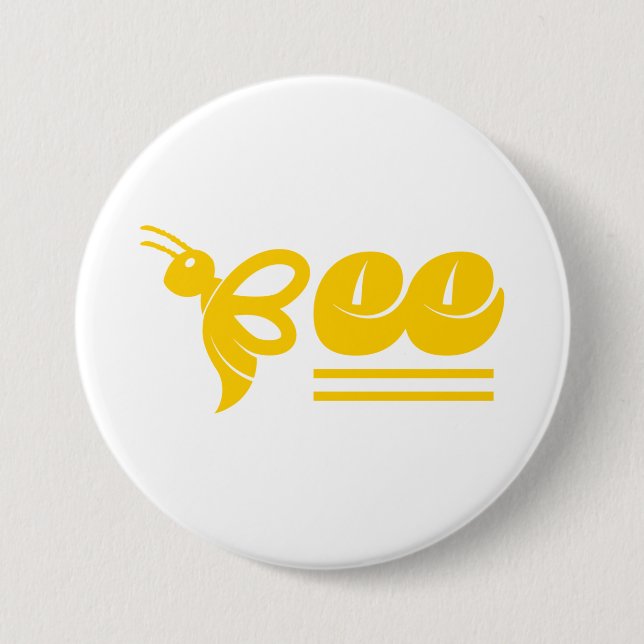 Bee 7.5 Cm Round Badge (Front)