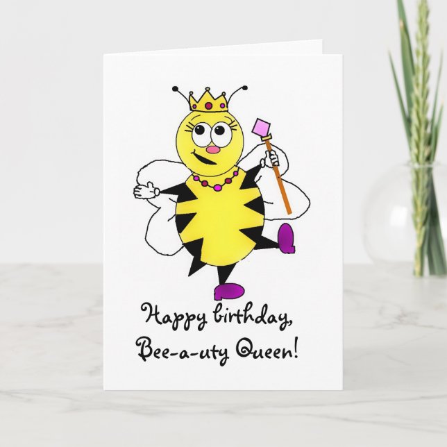 Bee-a-uty Queen Card (Front)