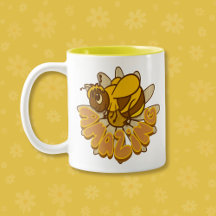 Bee Amazing - Cute Cartoon Bumble Bee & Daisy